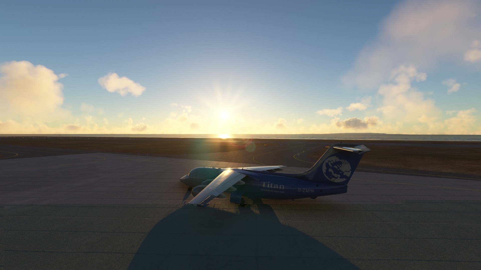 Beautiful morning for it.